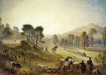 Bath depuis Bathampton, 1840-45